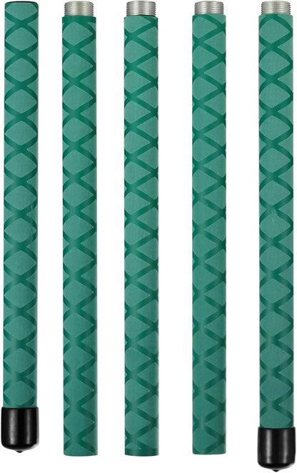 The Huang Yunming yoga stick is made of sturdy steel that is 5 feet high and an adjustable stretching stick, providing flexibility, agility, and balance. Multi functional fitness stick with 5 steel pipes