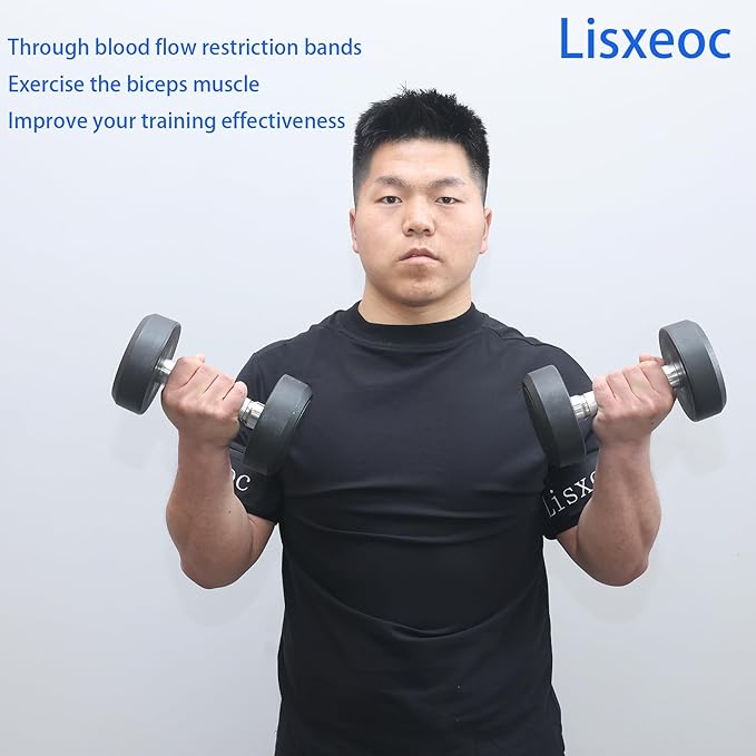 BFR Training System - Blood Flow Restriction Bands for Occlusion Training, Gym Vein Restriction, Muscle Strength and Growth Hormone Stimulation，Suitable for Men and Women Enjoy Fitness and Workout