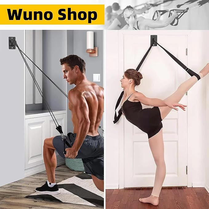 Resistance Band Wall Anchors System, Wall Mount Workout Anchors for Exercise Bands
