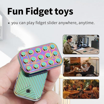 Fidget Toys Adults Metal Fidget Slider Magnetic EDC Haptic Fidget Toys for Adults