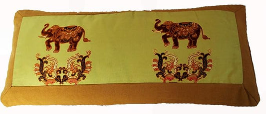 Meditation Bench Cushion Kneeling Seiza - Elephant Mustard