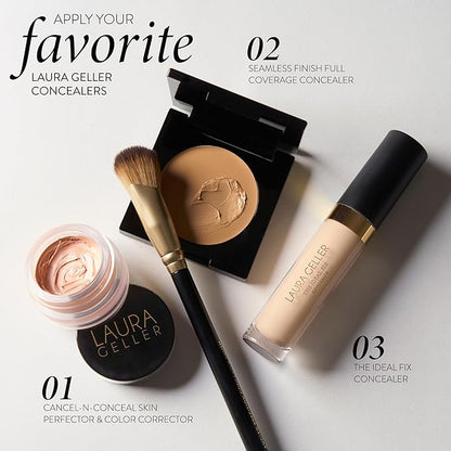 LAURA GELLER NEW YORK Angled Precision Concealer Brush - Professional Makeup Brush