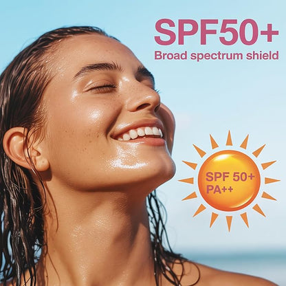 4-in-1 Color Changing Foundation with SPF 50 - Adapts to & Matches Skin Tone, Korean-Inspired Formula with Sunscreen, Adaptive Makeup Base (#2 Neutral)