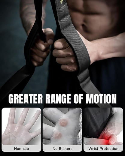 MANUEKLEAR Tricep Rope Cable Attachment Handles, Greater Range of Motion, Tricep Pull Down Rope for Push Downs, Crunches, Facepulls for Professional Gym