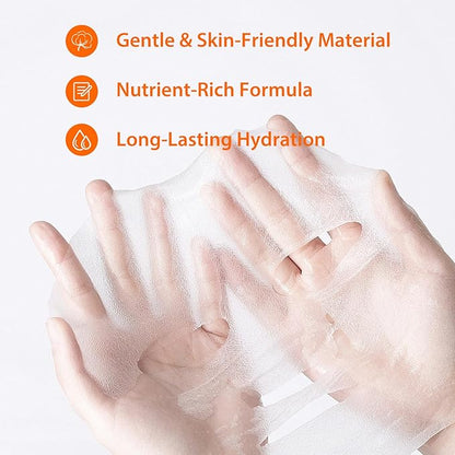 5PCS Animal Face Masks Skincare Face Masks Spa Masks - Natural Ingredients Moisturizing and Protecting Delicate Skin for Winter for Women Girl