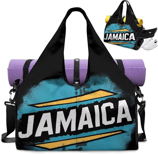 Yoga Mat Bag for Women Men Large Carryall Tote with Adjustable Shoulder Strap for Gym Yoga Travel Pilates Office
