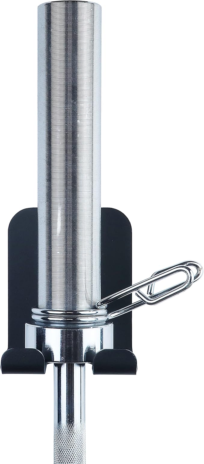 Barbell Rack Single Hook Wall Mount Heavy Duty Vertical Barbell Holder Weight Bar Holder for Olympic Barbell, Curl bar, Commercial or Home Gym Accessory