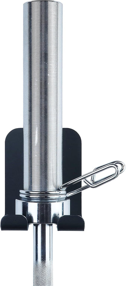 Barbell Rack Single Hook Wall Mount Heavy Duty Vertical Barbell Holder Weight Bar Holder for Olympic Barbell, Curl bar, Commercial or Home Gym Accessory