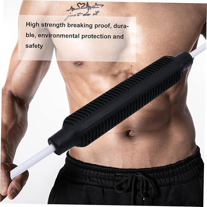 Fitness Elastic Exercise Bar Vibration Resistance Stretch Bar for Yoga Sturdy Body Workout Stick for Home Gym and Strength Training