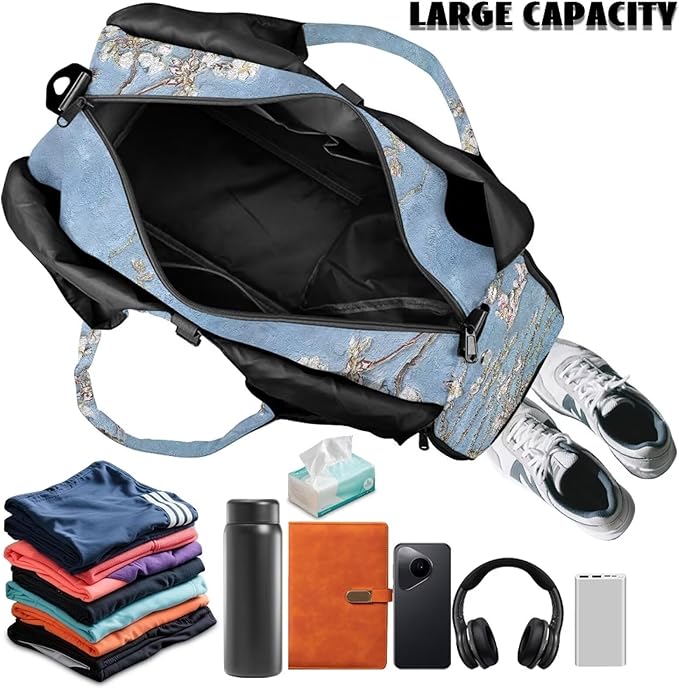 Yoga Mat Bag for Women Men Large Carryall Tote with Adjustable Shoulder Strap for Gym Yoga Travel Pilates Office