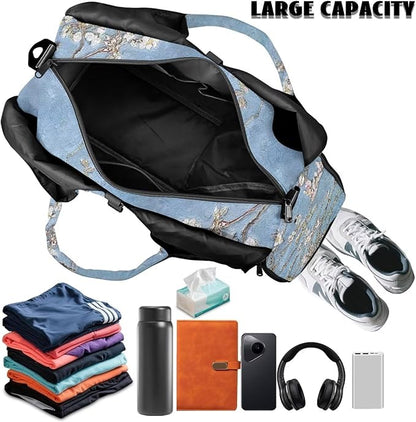 Yoga Mat Bag for Women Men Large Carryall Tote with Adjustable Shoulder Strap for Gym Yoga Travel Pilates Office