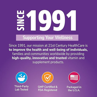 21st Century Melatonin 5 mg Tablets, 120 Count