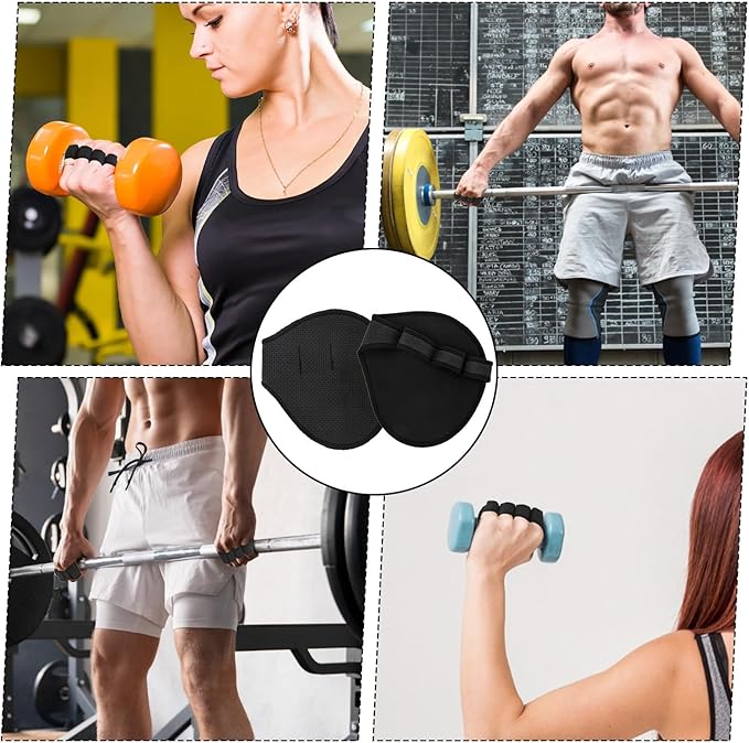 Giantree 1 Pair of Pull Up Gloves, Lifting Gloves, Non Slip Neoprene Pull Up Bar Pads Substitute for Workout Gloves to Prevent Callus Calisthenics, for Weightlifting Powerlifting Fitness, and Dips
