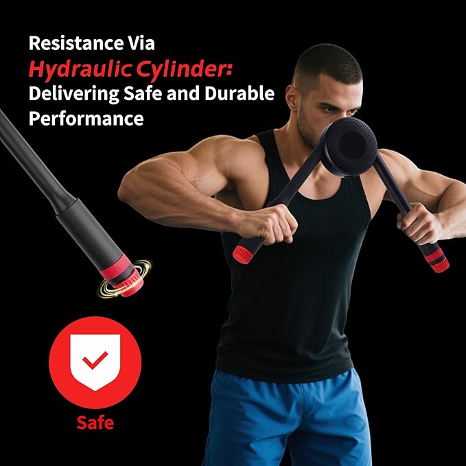 Twisted Arm Trainer, Hydraulic Chest Power Expander, 22-440LB Adjustable Strength Forearm Exerciser, Muscle Training Workout Equipment, Shoulder Pectoral Biceps Upper Body Press Expander Gym Device