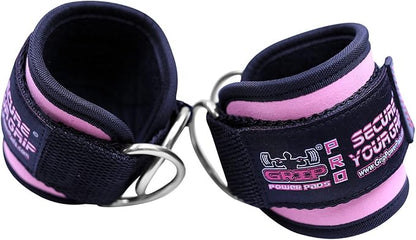 Ankle Straps for Cable Machines Double D-Ring Gym Adjustable Neoprene Premium Cuffs to Enhance Legs Abs & Glutes Kickbacks Workouts Leg Curls Extensions Booty Hip Abductors Exercise for Men & Women