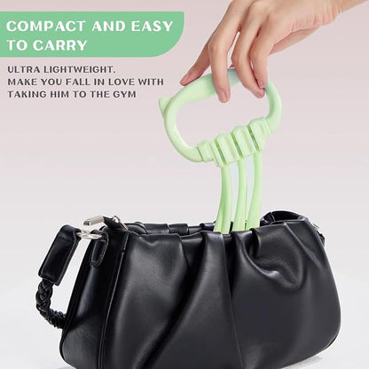 Resistance Bands with Handles, Single Resistance Bands, Exercise Bands with Comfortable Handles, Resistance Training, Physical Therapy, Home Workouts, Fitness, Pilates