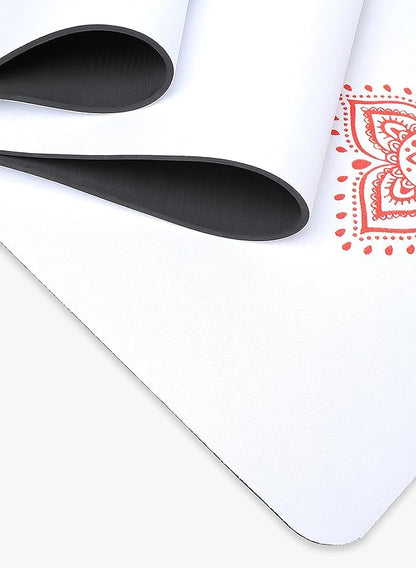 Shakti Warrior TPE Yoga Mat - Artist Designed, Premium eco friendly mats, Non Slip, Non toxic, Great For Regular & Hot Yoga, Pilates and Workouts (72 inch x 24 inch x 6mm thick)