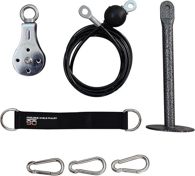 Cable Pulley - LAT Machine and Cable Substitute for Full Body Workouts with Weights