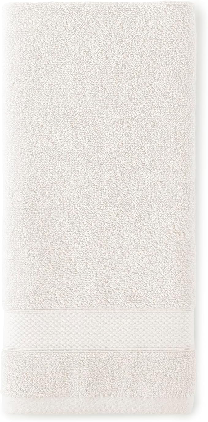 Peacock Alley Diamond 6 Piece Towel Set - Luxurious 100% Long-Staple Turkish Cotton - Soft, Absorbent & Fast Drying, Linen