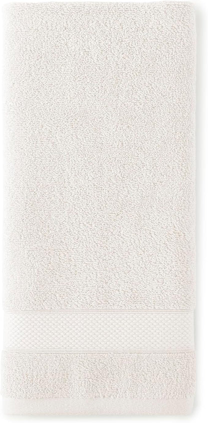 Peacock Alley Diamond 6 Piece Towel Set - Luxurious 100% Long-Staple Turkish Cotton - Soft, Absorbent & Fast Drying, Linen