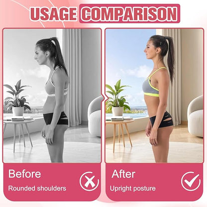 Resistance Bands, Figure 8 Exercise Bands for Women Men, Arm Back Elastic Rope for Glutes,Back,Fullbody Yoga Pulling Rope, Gift for Sports Lover/Beginner (25 lbs)