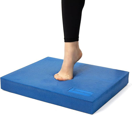 StrongTek Extra Wide Foam Balance Pad for Physical Therapy, 19" X 15.8" X 2.4", High-Density TPE Foam Pad for Exercise, Enhanced Stability, Core Strength, Non-Slip & Water-Resistant, for Fitness, Yoga