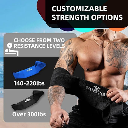 MANUEKLEAR Bench Press Band, Sling Bench Press Band for Men and Women Power Weight Lifting Fitness - Push Up Exercise Assistance Bench Block Increase Strength Gym Workout Equipment