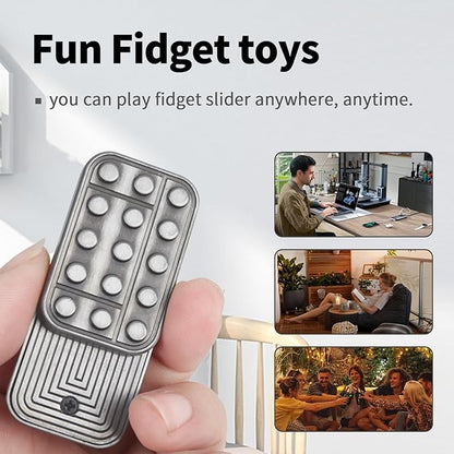 Fidget Toys Adults Metal Fidget Slider Magnetic EDC Haptic Fidget Toys for Adults