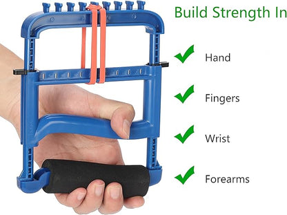 Hand Exerciser,Strength Training Grip Strengthener for Physcial Therapy,Blue