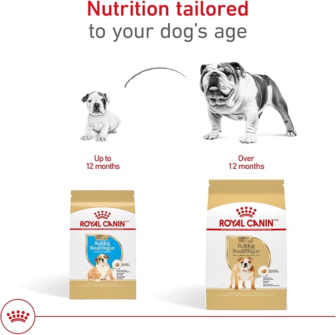 Royal Canin Bulldog Adult Dry Dog Food, 30 lb bag