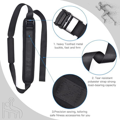 Nordic Strap for Bench – Nordic Curl Strap Hamstring for Strength Training, Leg Exercise | Hamstring Machine Alternative
