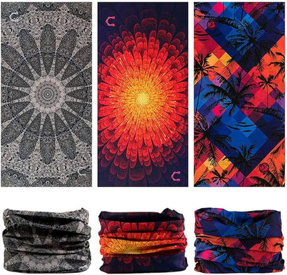 Headband Neck Gaiter Head Wrap Headwear Face Mask Magic Scarf Bandana for Men and Women