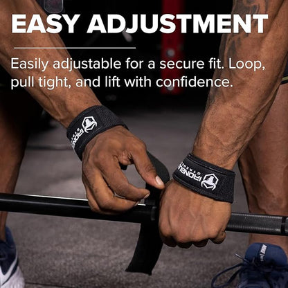 Lifting Wrist Straps for Weightlifting (1 Pair) – Padded Lifting Straps for Deadlifts, Powerlifting, Strength Training & Bodybuilding – Gym Straps for Men & Women
