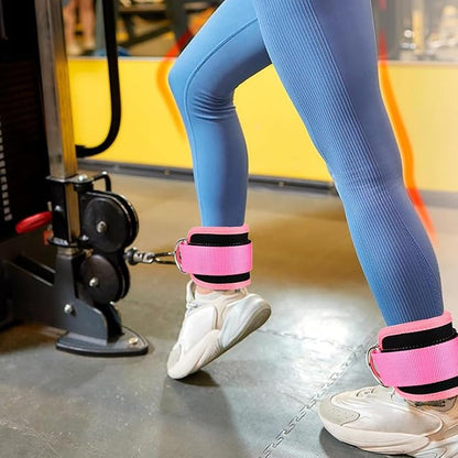 Ankle Straps for Cable Machines Cable Kick Back Ankle Straps Kickback Ankle Strap Ankle Resistance Bands Glute Kickback Ankle Strap for Glute Workouts Leg Extensions Gym