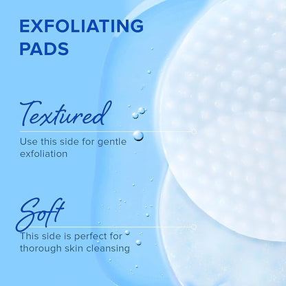 MAREE Glycolic Acid Pads - Toner Pads for Face Cleansing - Exfoliating Pad with Tea Tree Oil, Salicylic Acid & Vitamins E, B3, B5 - Acne Clearing, Skin Pore Resurfacing & Radiance Device - 50 Count