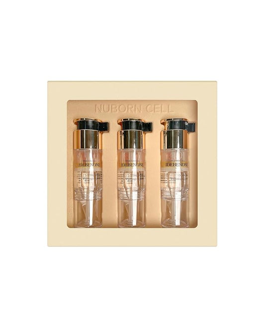 Nuborn Cell Idebenone Ampoule | Korean Ampoule with Niacinamide & Idebenone | Anti Aging Serum & Korean Collagen Serum for Face (11ml x 3ea)