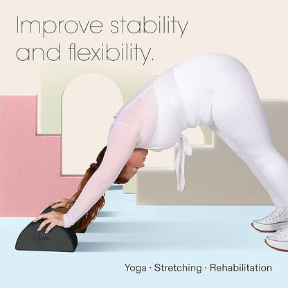 Bala Balance Blocks 2 Pack, Yoga Blocks for Working Out, (Blush) - Semi-Circular Yoga Accessories for Stretching & Exercise - Yoga Equipment for Home Workout - Yoga Block Essentials for Women & Men