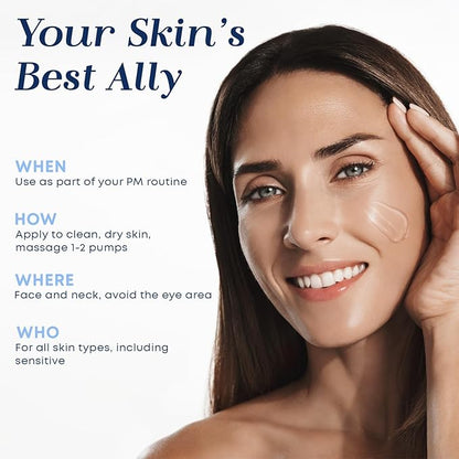 Glow Elixir Hyaluronic & Retinol Face Serum - Dermatologist Tested Anti-Aging Korean Skin Care Hydrates Firms Smooths Improves Texture Evens Skin Tone - Clean Beauty Vegan Cruelty-Free - 1.69 Fl Oz