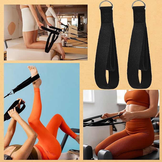 Pilates Head & Neck Support Pillow with Double Loop Straps,Pilates Additional Accessories – Comfortable Reformer Cushion for Proper Alignment & Posture,Comfort,Home Gym Workout
