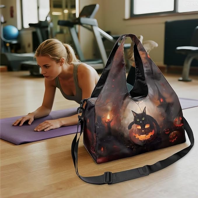 Yoga Mat Bag for Women Men Large Carryall Tote with Adjustable Shoulder Strap for Gym Yoga Travel Pilates Office