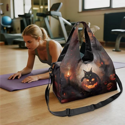 Yoga Mat Bag for Women Men Large Carryall Tote with Adjustable Shoulder Strap for Gym Yoga Travel Pilates Office