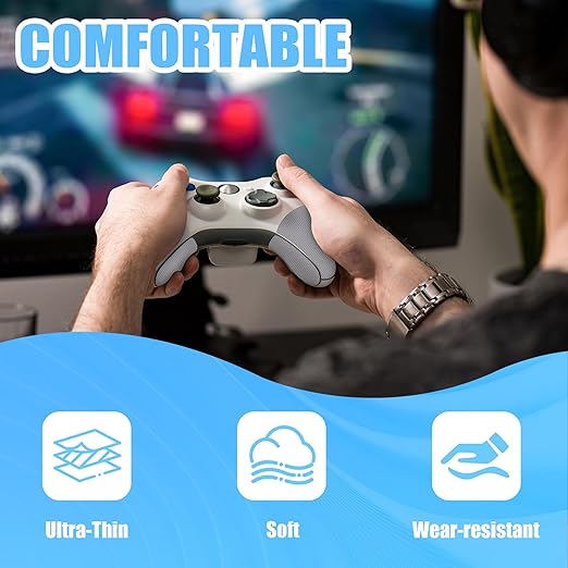 Rubber Grip Tape, Ultra-Thin Strong Adhesive Anti-Slip Waterproof Heat Resistant Wear-Resistant Cushion Pad, Making Handles or Contact Surfaces Safer, with Grip and Comfort (Gray, 4In x 10Ft)
