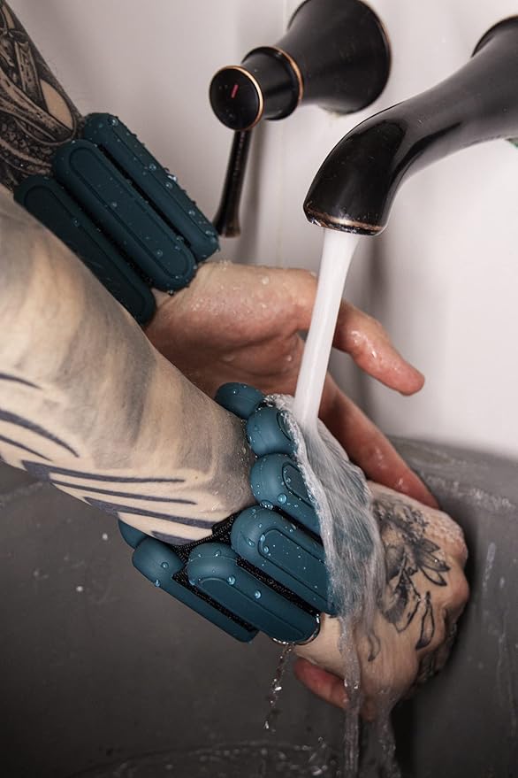 STONESAM Adjustable Wrist & Ankle Weight-Set of 2 (1lb), Wearable Wrist Bracelets for Yoga, Dance, Barre, Pilates, Exercises, Cardio, Aerobics, Walking