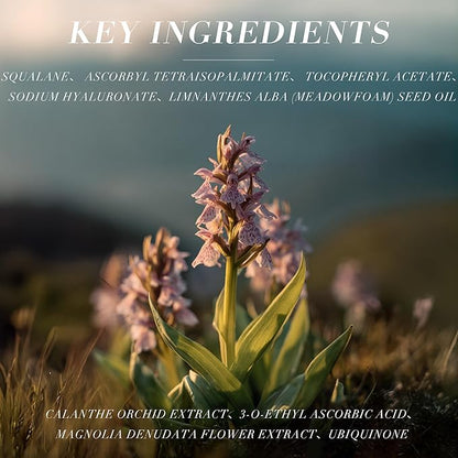 VRAIKO Gua Sha Face Oil Serum | 1st High-Altitude Calanthe Orchid Product | Detox, Plump, Anti-Oxidant, Soothing | Alpine Botanic, Cruelty Free, Natural, 1 fl oz