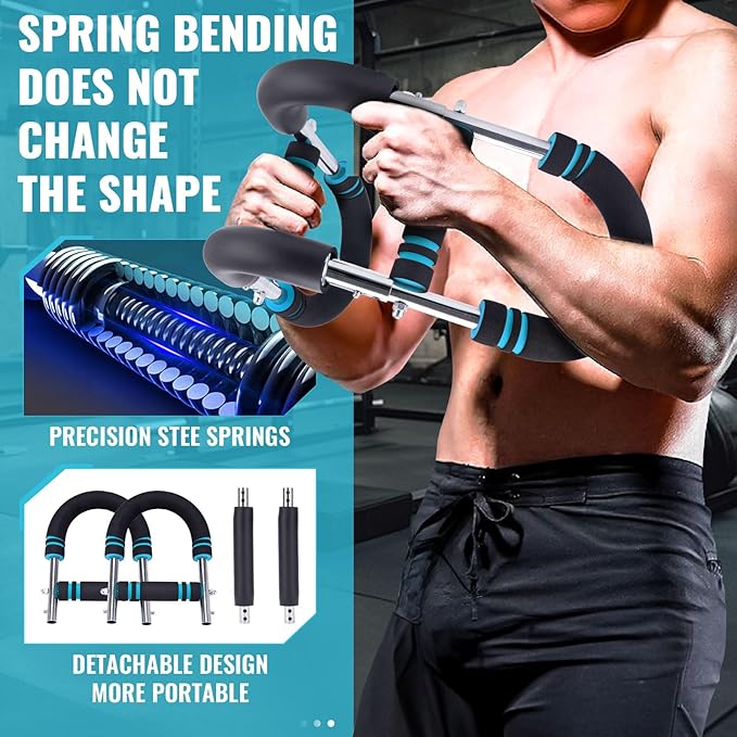 Twister Arm Trainer,Adjustable Chest Arm Workout Equipment,Chest Exerciser for Men,Arm Trainer for Men,Chest Clip Muscle Trainer,Portable Arm Exercise Equipment,Upper Body Workout Equipment