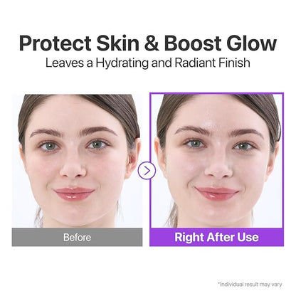 numbuzin No.9 Sunscreen | Super Defense Glow Sunscreen | Broad Spectrum SPF 50 | For All Skin Types & Skin Tones | Glowing, Dewy Finish, Water-Resistant | No White Cast, Korean Skincare | 1.69 fl. oz.