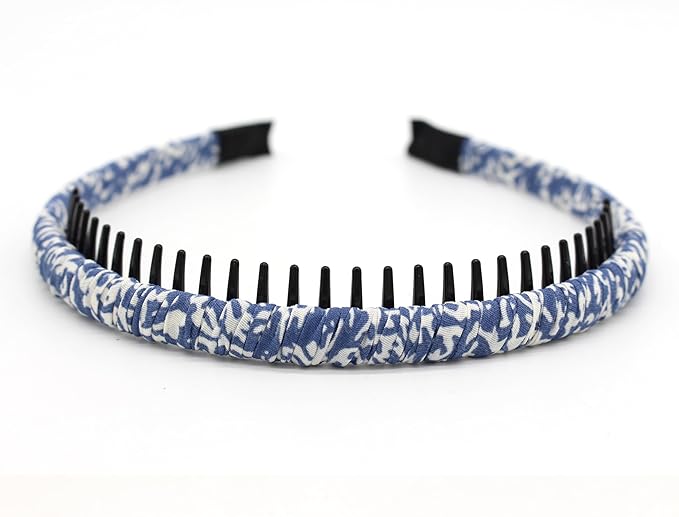 plastic headbands for women, fashion hair accessories headband with teeth Suitable Daily Use,Spa,Parties and yoga (pack of 4)