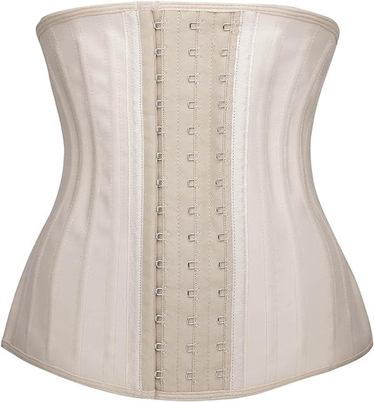 YIANNA Waist Trainer for Women Latex Underbust Waist Cincher Corset Sport Girdle Hourglass Body Shaper
