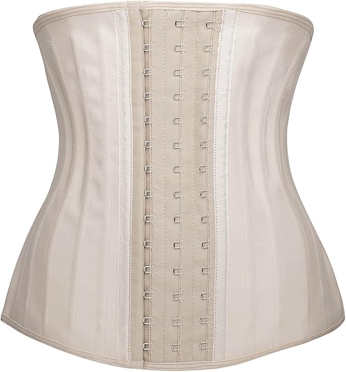 YIANNA Waist Trainer for Women Latex Underbust Waist Cincher Corset Sport Girdle Hourglass Body Shaper