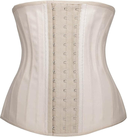 YIANNA Waist Trainer for Women Latex Underbust Waist Cincher Corset Sport Girdle Hourglass Body Shaper